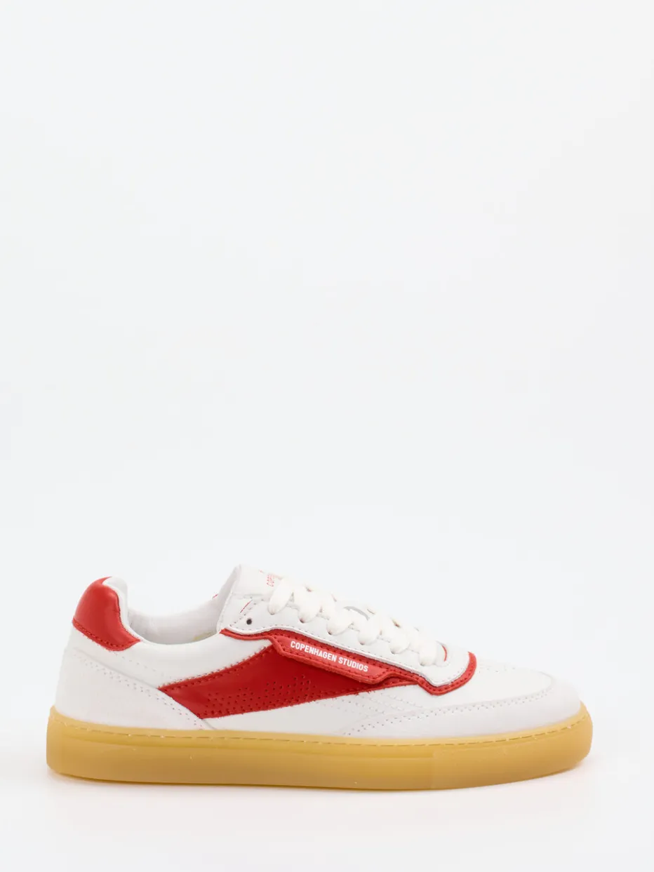 Damen Copenhagen – Sneaker aus Kalbleder in -Rot