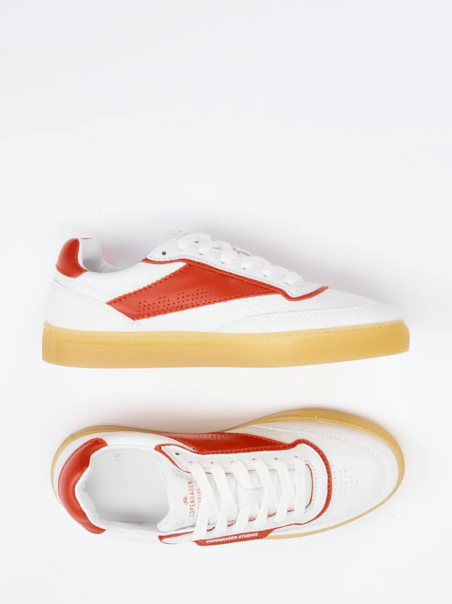 Damen Copenhagen – Sneaker aus Kalbleder in -Rot