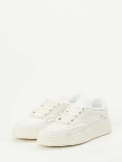 Damen Copenhagen – Sneaker aus Kalbleder Offwhite