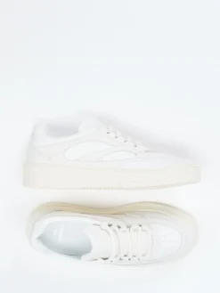 Damen Copenhagen – Sneaker aus Kalbleder Offwhite
