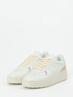 Damen Copenhagen – Sneaker aus Kalbleder mit Plateausohle