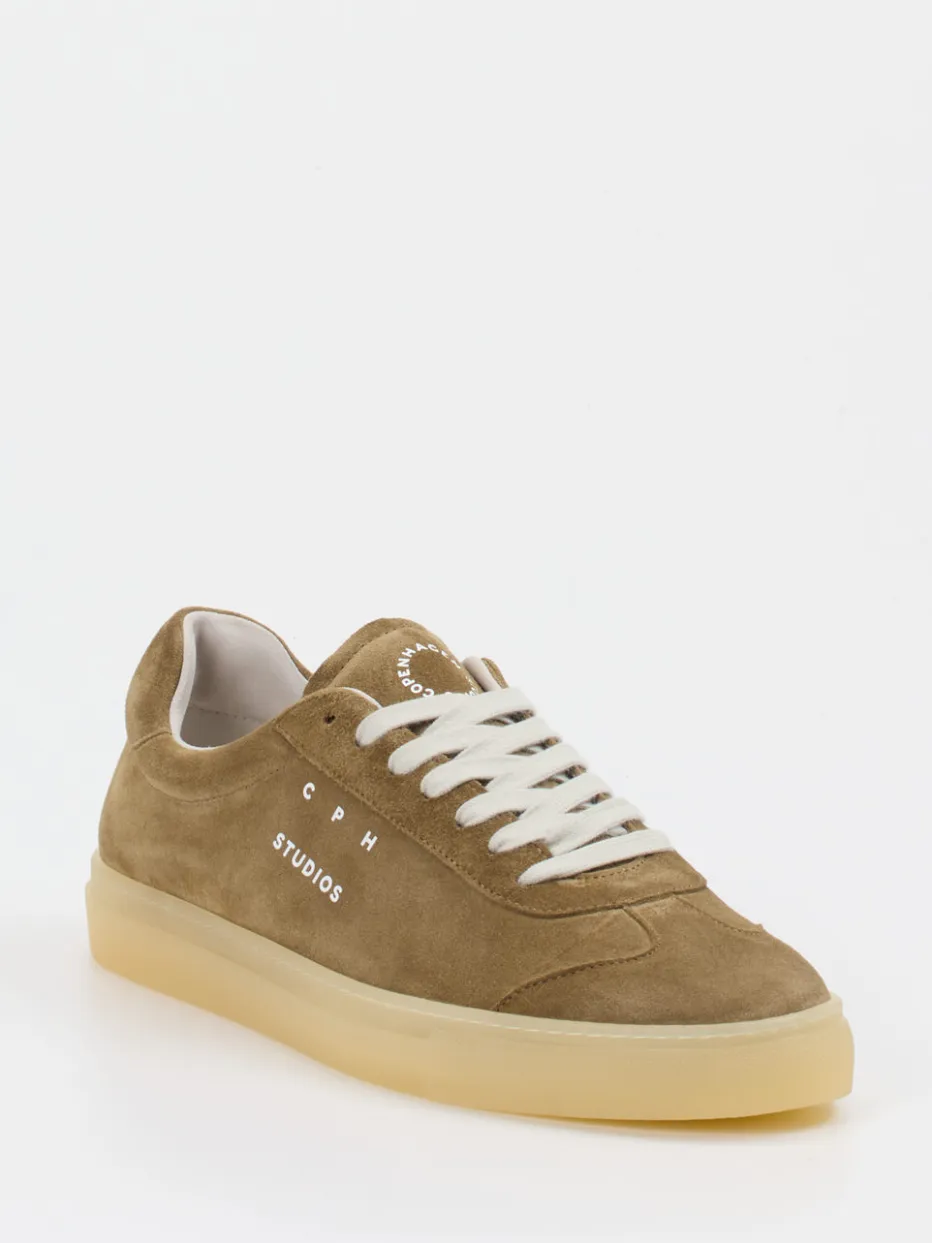 Herren Copenhagen – Sneaker aus Veloursleder sand