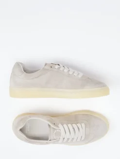 Damen Copenhagen – Sneaker aus Veloursleder sandbeige