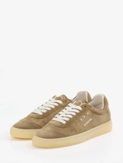 Damen Copenhagen – Sneaker aus Veloursleder Sandbeige