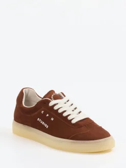 Damen Copenhagen – Sneaker aus Veloursleder rostbraun