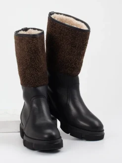 Damen Copenhagen – Winterstiefel aus Glattleder