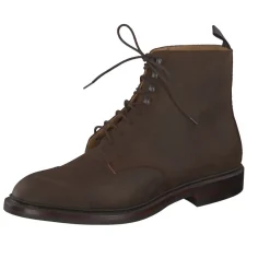 Herren Crockett u0026 Jones Crockett & Jones – Captoe-Stiefelette aus Veloursleder