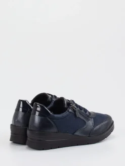 – Komfort-Sneaker aus Stretchleder Dunkel*Cypres Soft