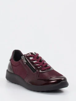 – Komfort-Sneaker aus Stretch und Leder bordeaux*Cypres Soft Outlet