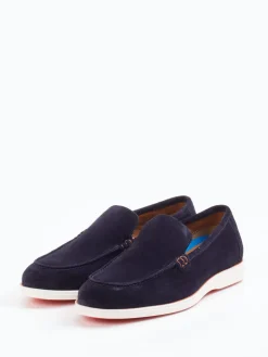 Herren Daniel Kenneth – Loafer aus Veloursleder Dunkel