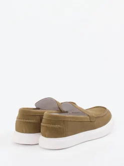 Herren Daniel Kenneth – Slipper aus Lammleder sandbraun