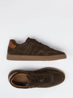 – Sneaker aus Veloursleder Dunkel*Daniel Kenneth Sale