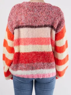 Damen DawnxDare – Strickpullover aus Textil in Orange