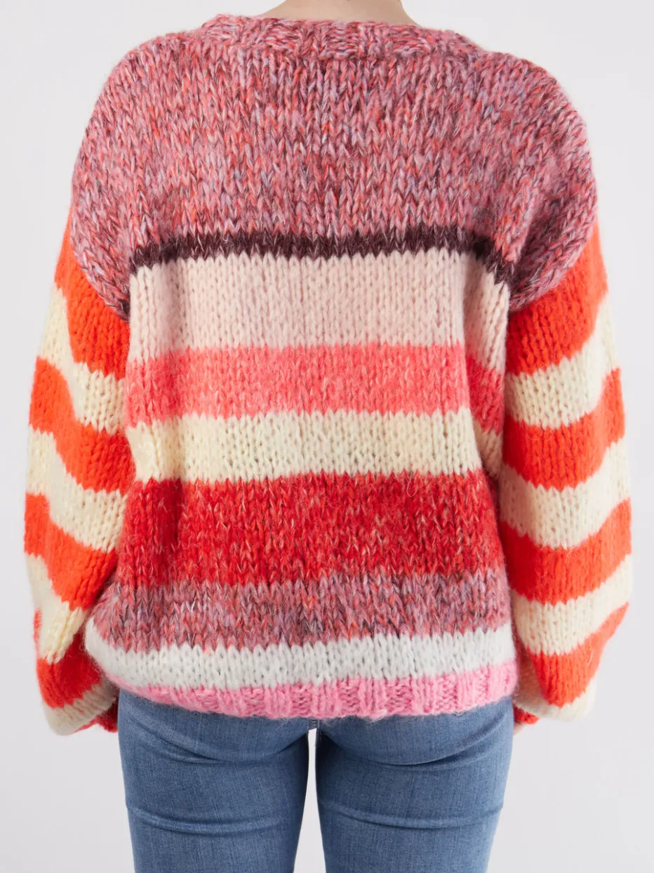 Damen DawnxDare – Strickpullover aus Textil in Orange