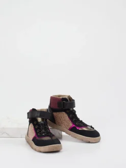 Kinder develab – High-Top-Stiefelette aus Veloursleder