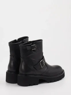 – Biker-Stiefelette aus Leder*Di Lauro Sale