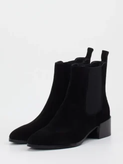 Damen Di Lauro – Chelsea Boots aus Veloursleder