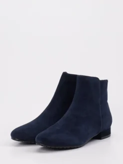 Damen Di Lauro – Stiefeletten aus Veloursleder Dunkel