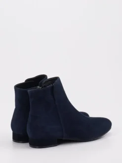 Damen Di Lauro – Stiefeletten aus Veloursleder Dunkel