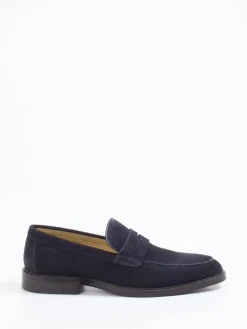 Herren Digel – Loafer aus Veloursleder Dunkel
