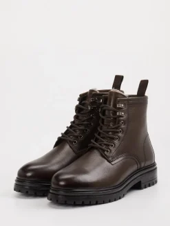 – Schnürboots aus Leder dunkel*Digel Clearance