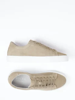 Herren Digel – Sneaker aus Veloursleder sandbeige