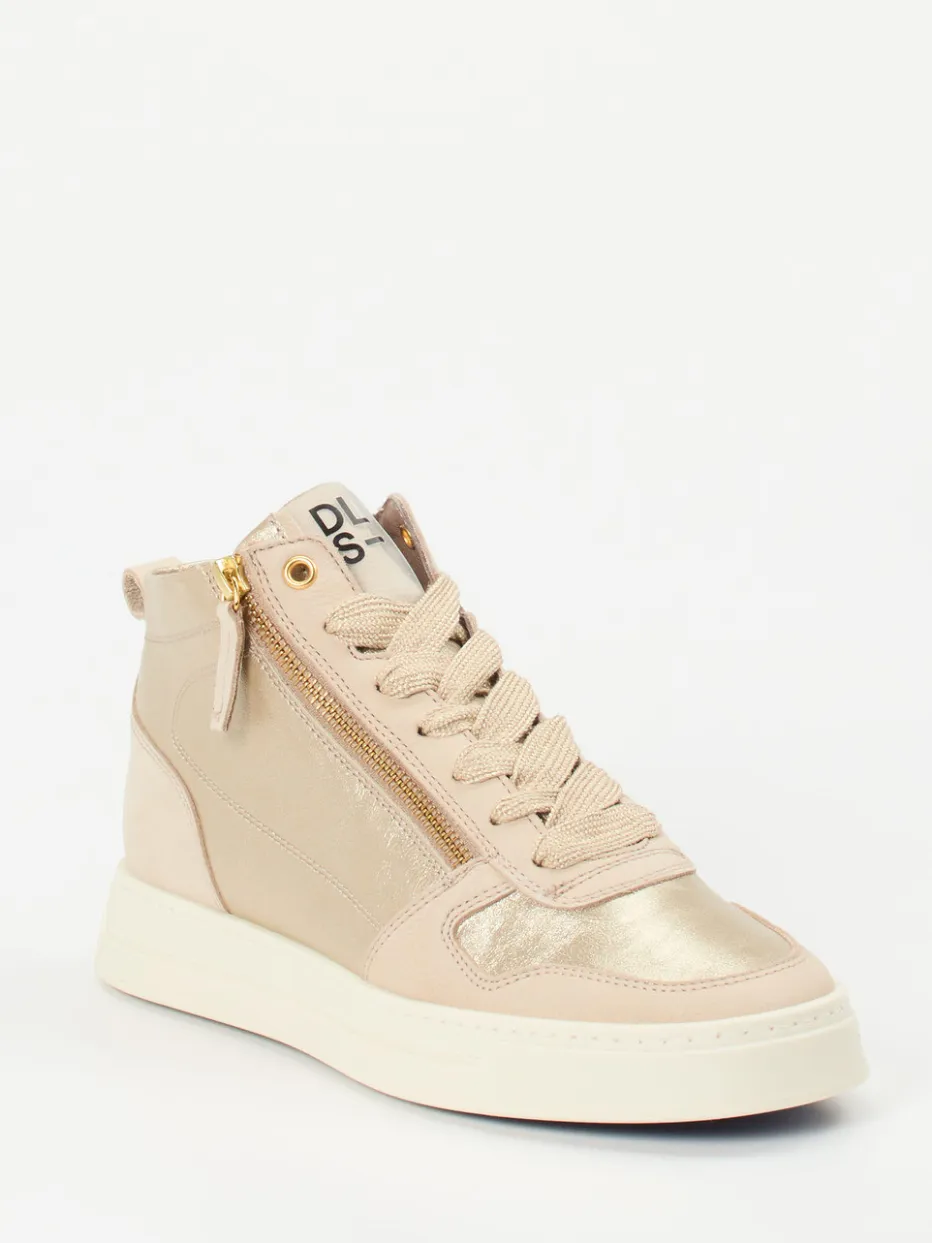 – High-Top-Sneaker aus Metallicleder*DL Sport Discount