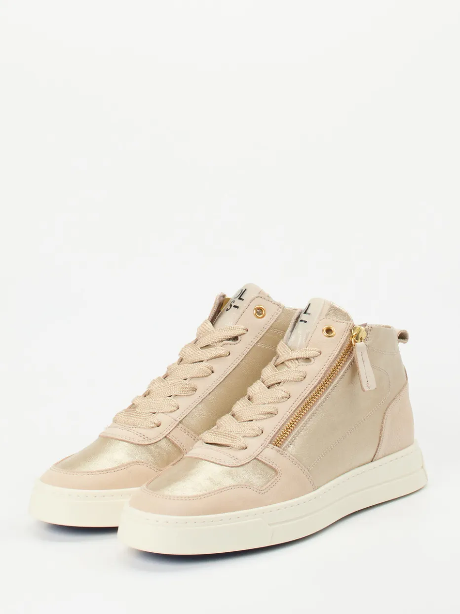 – High-Top-Sneaker aus Metallicleder*DL Sport Discount