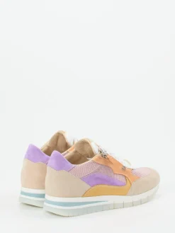 Damen DL Sport – Plateau-Sneaker aus Nubukleder in Pastell