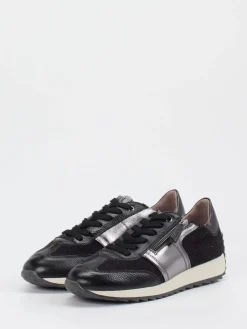 – Sneaker aus Kalbleder mit Metallic-Details*DL Sport Best