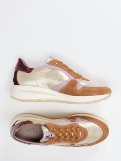 – Sneaker aus Metallicleder in color*DL Sport Online