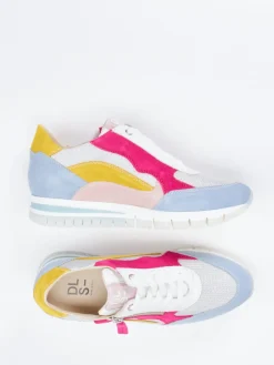 – Sneaker aus Nubukleder und Mesh*DL Sport Clearance