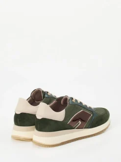 – Sneaker aus Veloursleder Oliv*DL Sport Best