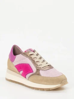 Damen DL Sport – Sneaker aus Veloursleder in Rosé-Mix