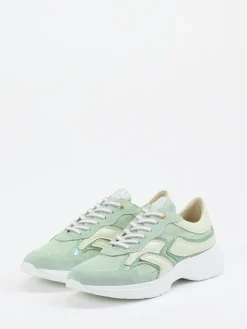 – Sneaker aus Veloursleder und Mesh mint*DL Sport Outlet