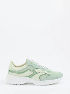 – Sneaker aus Veloursleder und Mesh mint*DL Sport Outlet