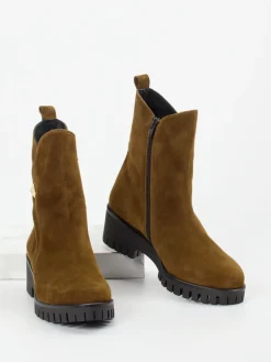 Damen Donna Carolina – Ankle Boots aus Veloursleder