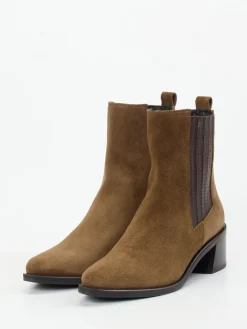 – Chelsea-Stiefelette aus Veloursleder*Donna Carolina Best