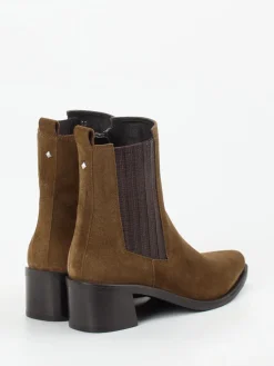 – Chelsea-Stiefelette aus Veloursleder*Donna Carolina Best