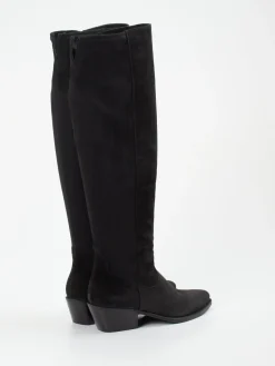 – Kniehohe Stiefel aus Veloursleder*Donna Carolina Discount