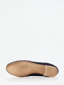 – Loafer aus Veloursleder Dunkel*Donna Carolina Outlet