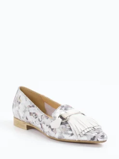 Damen Donna Carolina – Loafer aus Metallicleder