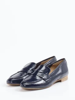 Damen Donna Carolina – Loafer aus Lackleder Dunkel