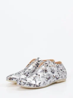 Damen Donna Carolina – Schnürschuh aus Metallicleder