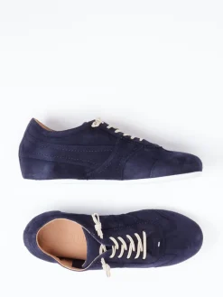 – Sneaker aus Veloursleder Marine*Donna Carolina Outlet