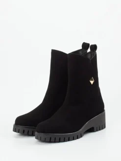 Damen Donna Carolina – Stiefelette aus Veloursleder