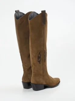 Damen Donna Carolina – Western-Boots aus Veloursleder