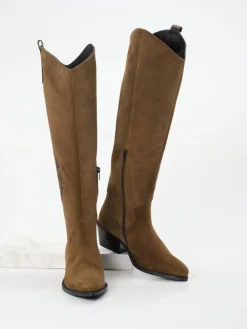 Damen Donna Carolina – Western-Boots aus Veloursleder