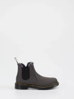 Kinder Dr. Martens – Chelsea Boots aus Synthetik anthrazit