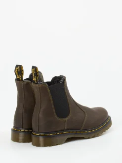 Herren Dr. Martens – Chelsea Boots aus Fettleder oliv